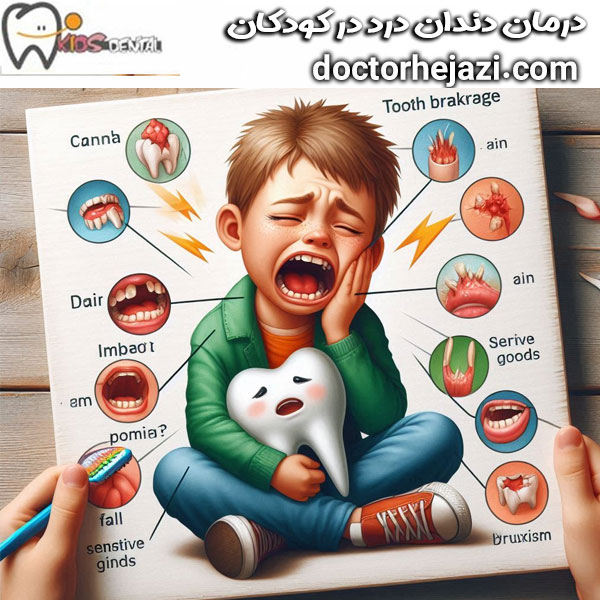 درمان دندان درد کدک از دکتر ماندانا حجازی ، بهترین متخصص دندانپزشکی کودکان در تهران
